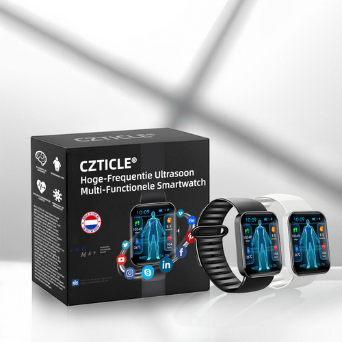 CZTICLE® Hoogfrequent Ultrasound Multifunctioneel Smartwatch🔥🔥💃(Speciaal ontworpen voor vetverbranding, bloedsuikerbalans, lymfedetox, oedeemreductie en zenuwontspanning)
