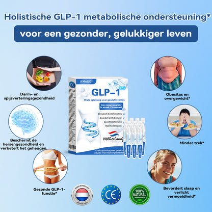 IFMAGIC® GLP-1 Orale oplossing voor gewichtsverlies✅Eén dosis per dag – resultaat zichtbaar binnen 7 dagen👩‍⚕️ Geschikt voor obesitas, hart- en vaatziekten, diabetes, slaapapneu, hoge cholesterol en hoge bloedvetten, gewrichtsproblemen, enz🌿
